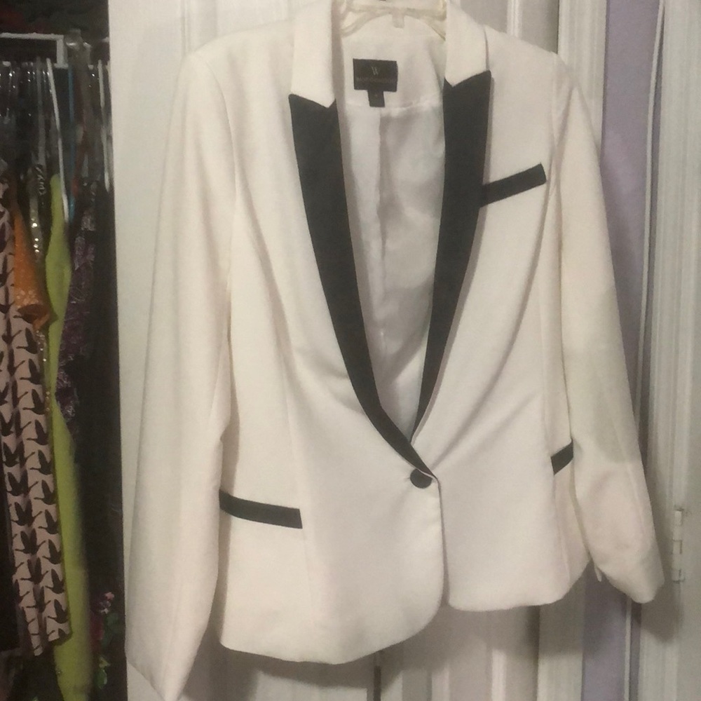 White blazer